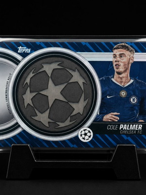 Cole Palmer Starball Relic Card Topps UEFA Club Competition 2025/26