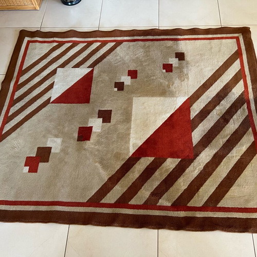 Living room rug used 1.90 x 1.50 m with geometric design