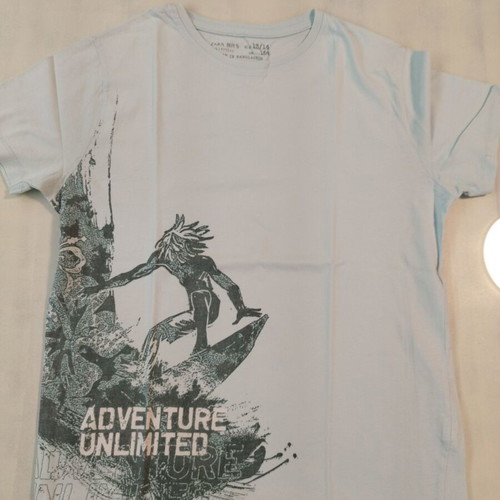 Tshirt Zara Boys turquoise like new