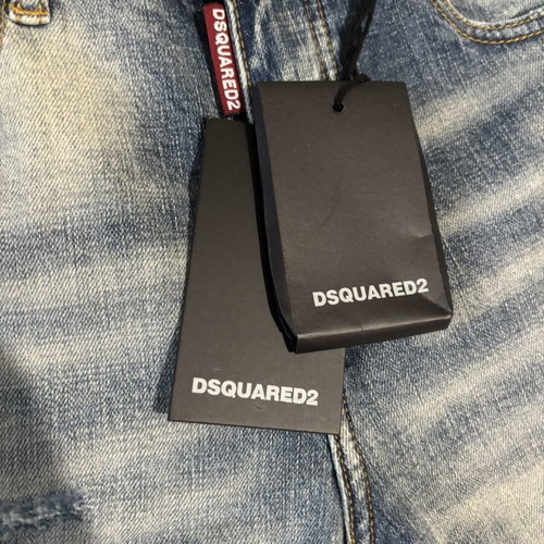 Dsquared2 denim shorts new with tags, light wash, slim fit
