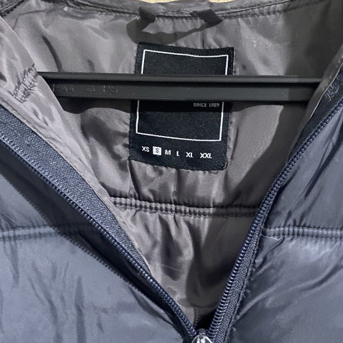 Unisex jacket used, gray, size S with hood