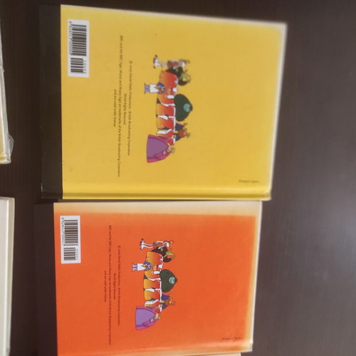 Muzzy language learning books used, pack of 5 books with DVDs
