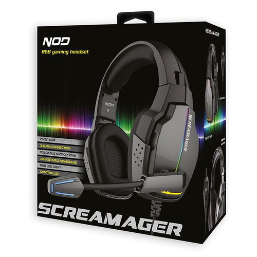 NOD SCREAMAGER gaming headset καινούργιο με RGB LED φωτισμό