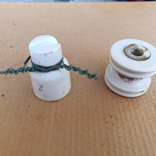 Porcelain insulators used