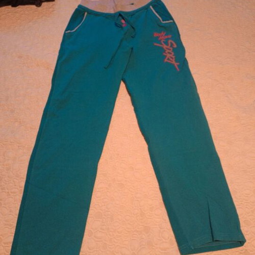 Bodymove women's sportswear like new, turquoise cotton with pink details