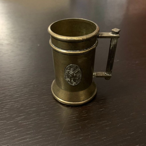 Miniature brass utensils used, collection of 4 pieces