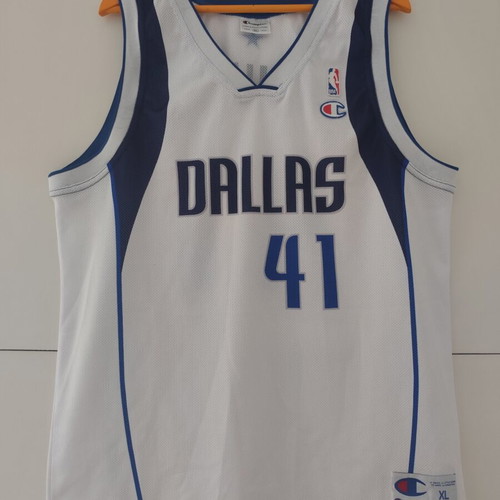 Dallas Mavericks NBA jersey used, Dirk Nowitzki, size XL