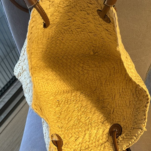 Summer bag like new, beige hand-held 44cm x 34cm