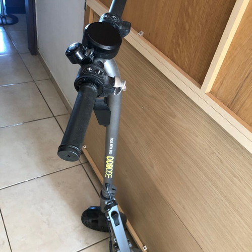 Egoboo electric scooter like new, black-anthracite with lights
