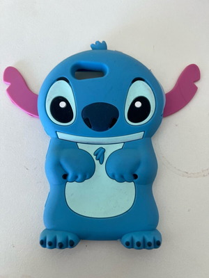 Stitch phone case like new, rubber material