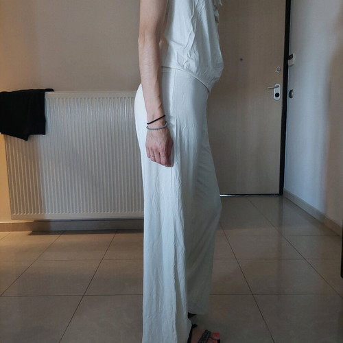 One-piece jumpsuit new size S, beige with open back