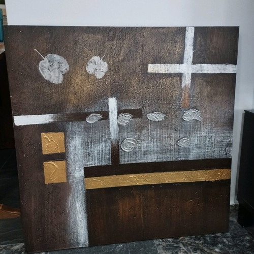 Canvas painting used 80×80cm