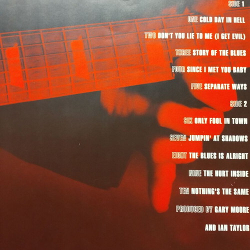 Gary Moore After Hours 1992 LP, rock