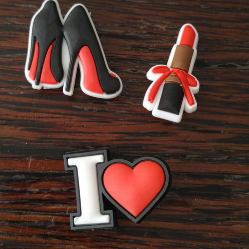 Pins for Crocs girly set of 4 new