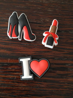 Pins for Crocs girly set of 4 new