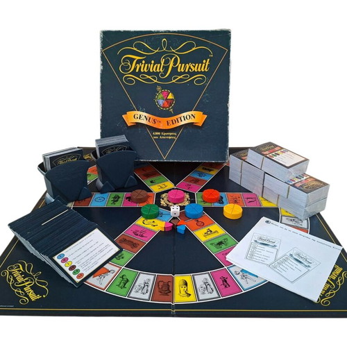 Parker/Hasbro Trivial Pursuit Genus Edition 1995 Greek version board game