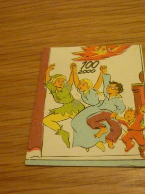 Peter Pan Flebotomos card used, 1960s edition #100
