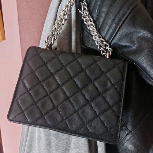 Bershka women's bag black like new