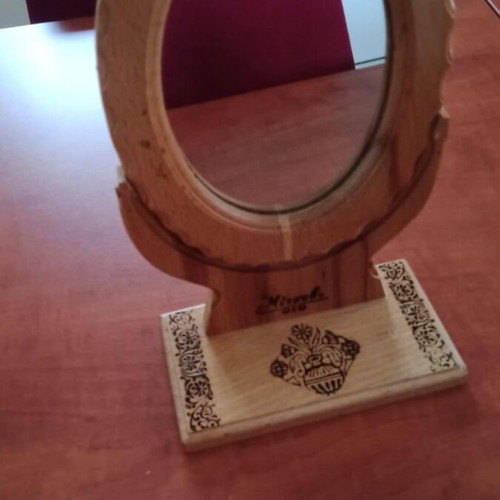 Wooden mirror used from Metsovo