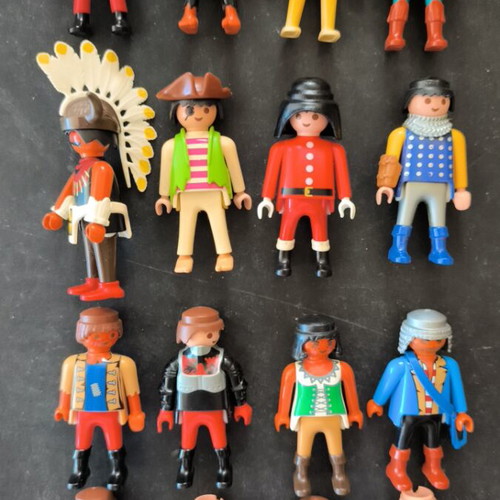 Playmobil φιγούρες σαν καινούργιο, σετ με άλογα, όπλα, άρματα, πατς