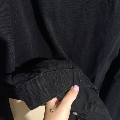 Black denim jacket, plus size