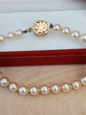 Majorica pearl bracelet 925 silver clasp used