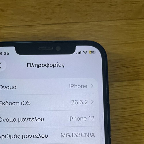 iPhone 12 used, 64GB, black, battery health 79%