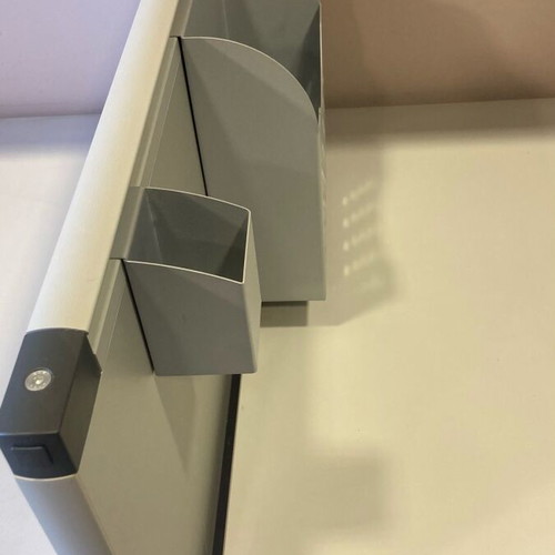 Professional desks new, set of three with unused drawer unit