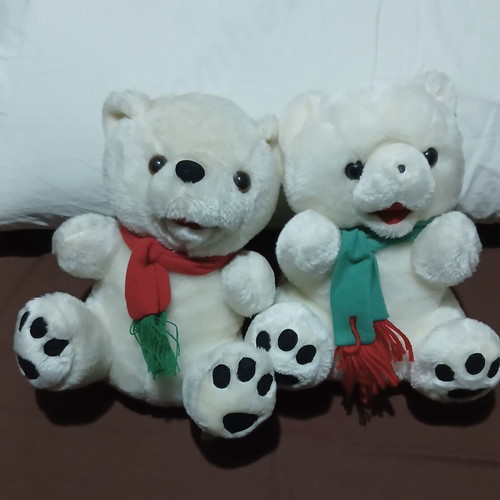 ArGOODaki plush bears set of 2, 25cm, like new from Goody's collection