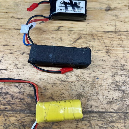 LiPo 2S batteries for drone, like new, set