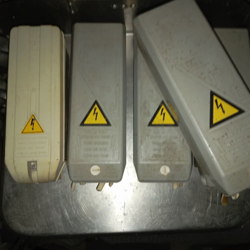 Used SIET waterproof transformers pack of 6