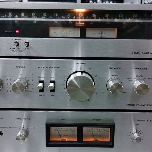 Toshiba SC 330+SY 330+ST 330+PC330 used, cassette deck needs service