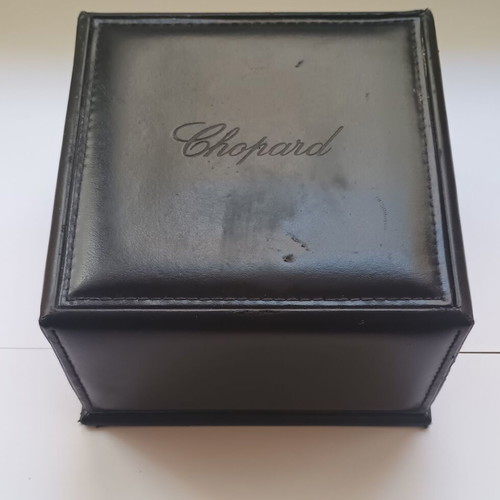 Chopard Black Leather Jewelry Storage Box used