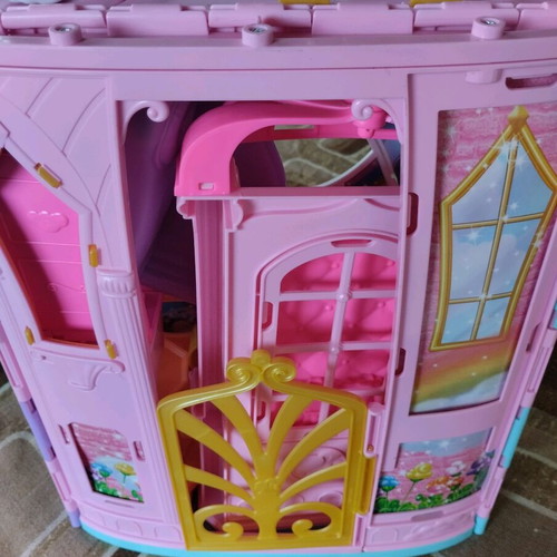 Barbie Princess Dreamtopia castle used with missing parts
