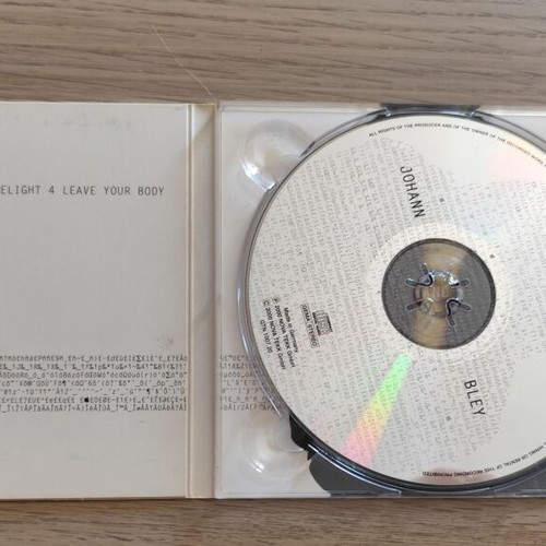 Johan Bley Signs And Signals CD album like new, electronic