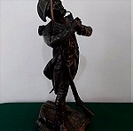  Γαλλικό μπρούτζινο άγαλμα 19ου αιώνα του H.Dumaige Grenadier στρατιώτης
