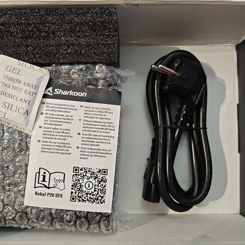 Sharkoon Rebel P20 SFX 850W Cybenetics Platinum power supply new