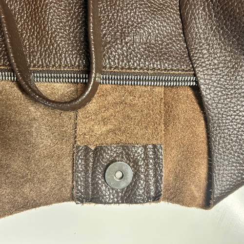 Park House Italian Job leather shoulder bag, brown