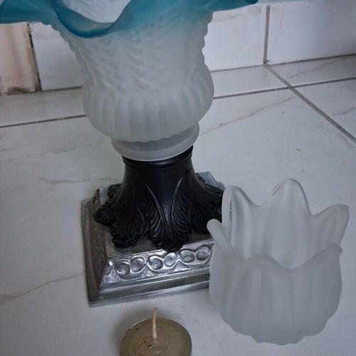 Decorative item like new, can be used as lamp, 18 cm