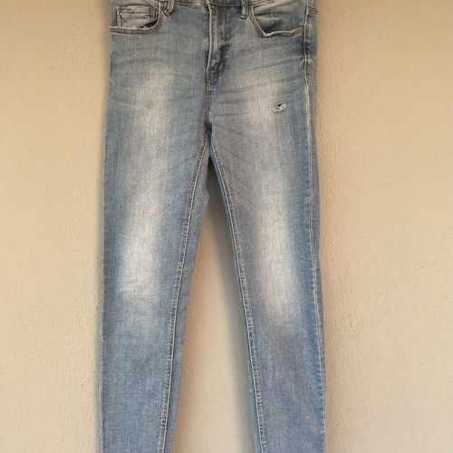 Stradivarius Slim Fit High Rise Blue Jeans like new, size L