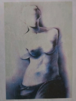 Silk screen printing "Aphrodite" by H. Karas like new, 103×75 cm
