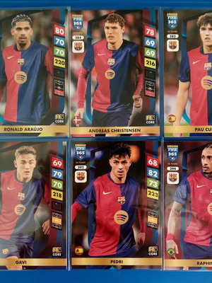 Panini Fifa 365 Adrenalyn XL 2025 κάρτες Barcelona καινούργιες συλλεκτικές