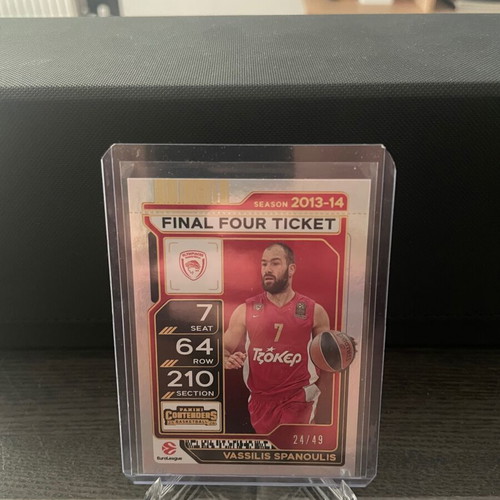 Vassilis Spanoulis Euroleague Contenders 2025-26 card like new