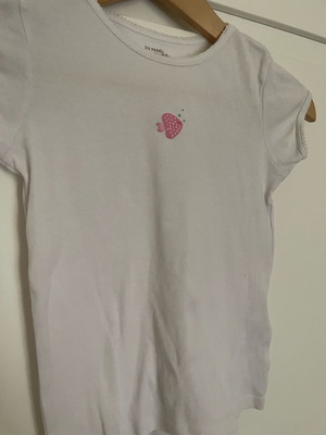 Dpam short-sleeve T-shirt like new, white, age 8
