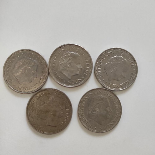 Nederland crowns used 1969-71-77-80-86 pack