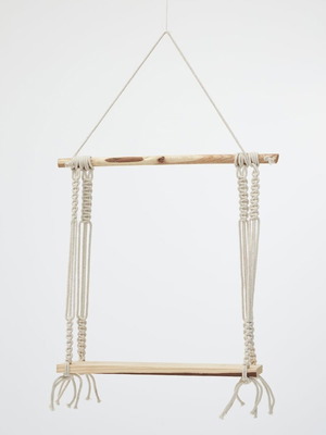 Boho macrame ράφι τοίχου ολοκαίνουργιο χειροποίητο