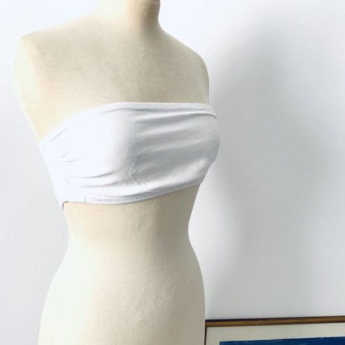 Bandeau top The Line Project like new, white, size M