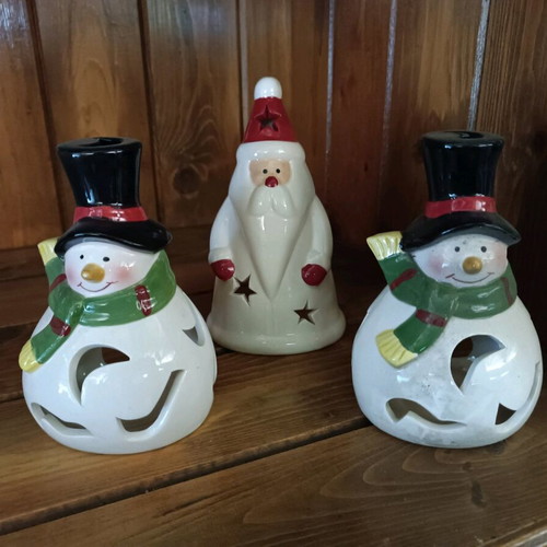 Christmas tealight candles new, pack of 3