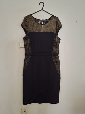 George dress black with gold lace new, size EUR 42