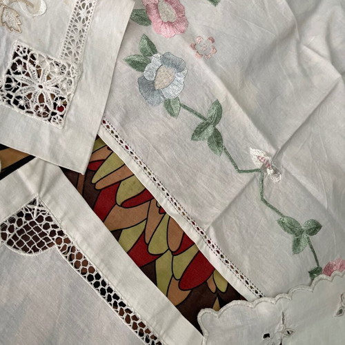 Vintage napkins used, pack of 20